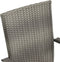 vidaXL - Tuinstoelen - stapelbaar - 2 - st - poly - rattan - grijs