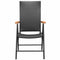 vidaXL - Tuinstoelen - stapelbaar - 2 - st - poly - rattan - zwart