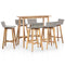 vidaXL - Tuinstoelen - stapelbaar - 2 - st - poly - rattan - zwart