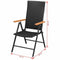 vidaXL - Tuinstoelen - stapelbaar - 2 - st - poly - rattan - zwart