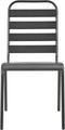 vidaXL - Tuinstoelen - stapelbaar - 2 - st - staal - grijs