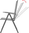 vidaXL - Tuinstoelen - stapelbaar - 2 - st - staal - grijs