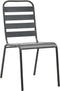 vidaXL - Tuinstoelen - stapelbaar - 2 - st - staal - grijs