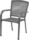 vidaXL - Tuinstoelen - stapelbaar - 2 - st - staal - grijs