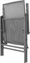 vidaXL - Tuinstoelen - stapelbaar - 2 - st - staal - grijs