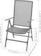 vidaXL - Tuinstoelen - stapelbaar - 2 - st - staal - grijs