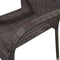 vidaXL - Tuinstoelen - stapelbaar - 6 - st - poly - rattan - bruin