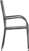 vidaXL - Tuinstoelen - stapelbaar - 6 - st - poly - rattan - grijs