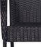 vidaXL - Tuinstoelen - stapelbaar - 6 - st - poly - rattan - zwart