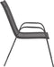 vidaXL - Tuinstoelen - stapelbaar - 6 - st - textileen - stof - grijs