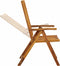 vidaXL - Tuinstoelen - verstelbaar - 3 - st - massief - acaciahout