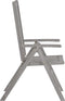 vidaXL - Tuinstoelen - verstelbaar - 3 - st - massief - acaciahout - grijs