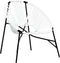 vidaXL - Tuinstoelenset - 3-delig - poly - rattan - zwart - en - wit