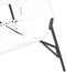 vidaXL - Tuinstoelenset - 3-delig - poly - rattan - zwart - en - wit