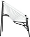 vidaXL - Tuinstoelenset - 3-delig - poly - rattan - zwart - en - wit