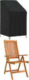 vidaXL - Tuinstoelhoes - 70x70x85/125 - cm - 420D - oxford - zwart