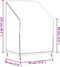 vidaXL - Tuinstoelhoes - 70x70x85/125 - cm - 420D - oxford - zwart