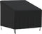 vidaXL - Tuinstoelhoes - 90x90x50/75 - cm - 420D - oxford - zwart