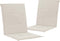 vidaXL - Tuinstoelkussen - lage - rug - 2 - st - 100x50x3 - cm - oxford - stof - crème