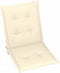 vidaXL - Tuinstoelkussen - lage - rug - 2 - st - 100x50x3 - cm - oxford - stof - crème
