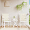 vidaXL - Tuinstoelkussen - lage - rug - 2 - st - 100x50x3 - cm - oxford - stof - crème
