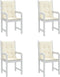 vidaXL - Tuinstoelkussen - lage - rug - 4 - st - 100x50x3 - cm - oxford - stof - antraciet