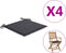 vidaXL - Tuinstoelkussen - lage - rug - oxford - stof - antracietkleur