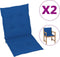 vidaXL - Tuinstoelkussens - 2 - st - 100x50x3 - cm - oxford - stof - koningsblauw