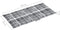 vidaXL - Tuinstoelkussens - 2 - st - 100x50x3 - cm - oxford - stof - ruitpatroon - grijs