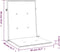 vidaXL - Tuinstoelkussens - 2 - st - 100x50x3 - cm - oxford - stof - ruitpatroon - rood