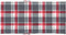 vidaXL - Tuinstoelkussens - 2 - st - 100x50x3 - cm - oxford - stof - ruitpatroon - rood