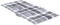 vidaXL - Tuinstoelkussens - 2 - st - 100x50x3 - cm - oxford - stof - ruitpatroon - grijs