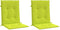 vidaXL - Tuinstoelkussens - 2 - st - 100x50x3 - cm - oxford - stof - heldergroen