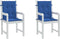 vidaXL - Tuinstoelkussens - 2 - st - 100x50x3 - cm - oxford - stof - koningsblauw