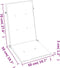 vidaXL - Tuinstoelkussens - 2 - st - 120x50x3 - cm - stof - meerkleurig