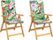 vidaXL - Tuinstoelkussens - 2 - st - 120x50x3 - cm - stof - meerkleurig