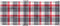 vidaXL - Tuinstoelkussens - 2 - st - 120x50x3 - cm - stof - ruitpatroon - rood