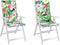 vidaXL - Tuinstoelkussens - 2 - st - 120x50x3 - cm - stof - meerkleurig