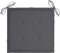 vidaXL - Tuinstoelkussens - 2 - st - 40x40x3 - cm - oxford - stof - antracietkleurig