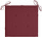 vidaXL - Tuinstoelkussens - 2 - st - 40x40x3 - cm - oxford - stof - wijnrood