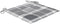 vidaXL - Tuinstoelkussens - 2 - st - 40x40x3 - cm - oxford - stof - ruitpatroon - grijs