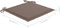 vidaXL - Tuinstoelkussens - 2 - st - 40x40x3 - cm - oxford - stof - taupe