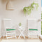 vidaXL - Tuinstoelkussens - 2 - st - 40x40x3 - cm - oxford - stof - groen