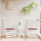 vidaXL - Tuinstoelkussens - 2 - st - 40x40x3 - cm - oxford - stof - wijnrood