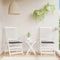 vidaXL - Tuinstoelkussens - 2 - st - 40x40x3 - cm - oxford - stof - antracietkleurig