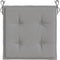 vidaXL - Tuinstoelkussens - 2 - st - 40x40x3 - cm - oxford - stof - grijs