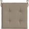 vidaXL - Tuinstoelkussens - 2 - st - 40x40x3 - cm - oxford - stof - taupe