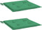vidaXL - Tuinstoelkussens - 2 - st - 40x40x3 - cm - oxford - stof - groen
