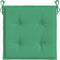vidaXL - Tuinstoelkussens - 2 - st - 40x40x3 - cm - oxford - stof - groen