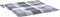 vidaXL - Tuinstoelkussens - 2 - st - 40x40x3 - cm - oxford - stof - ruitpatroon - grijs